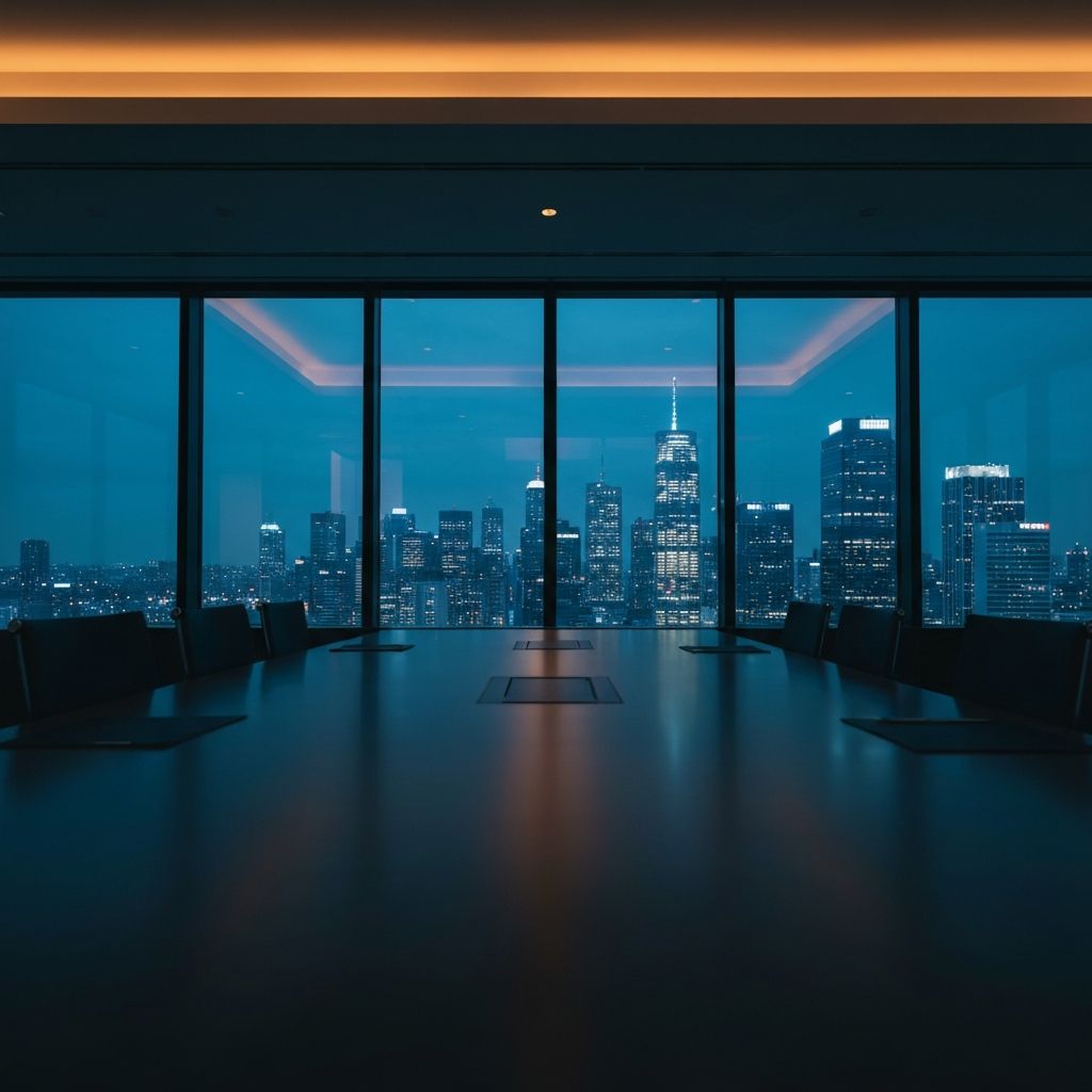 Sala executiva de estratégia